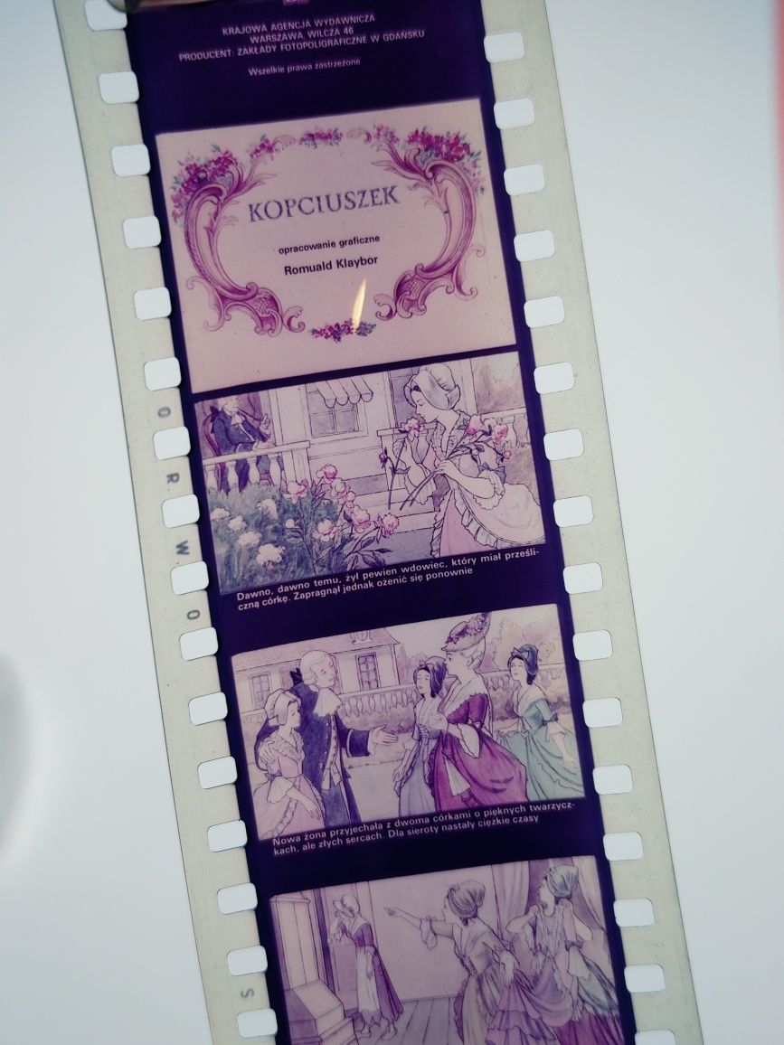 Bajki na rzutnik KOPCIUSZEK bajki retro na kliszach prl