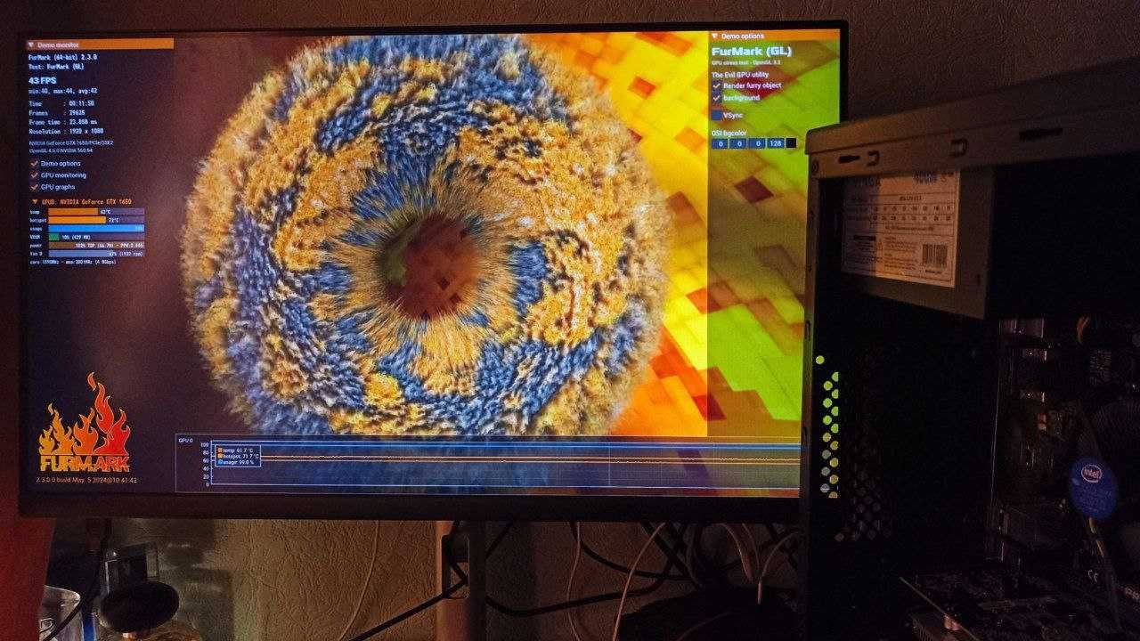 Ігровий комп'ютер i3-8100 GTX 1650 4 GB GDDR5 DDR4 12 GB SSD 128 GB