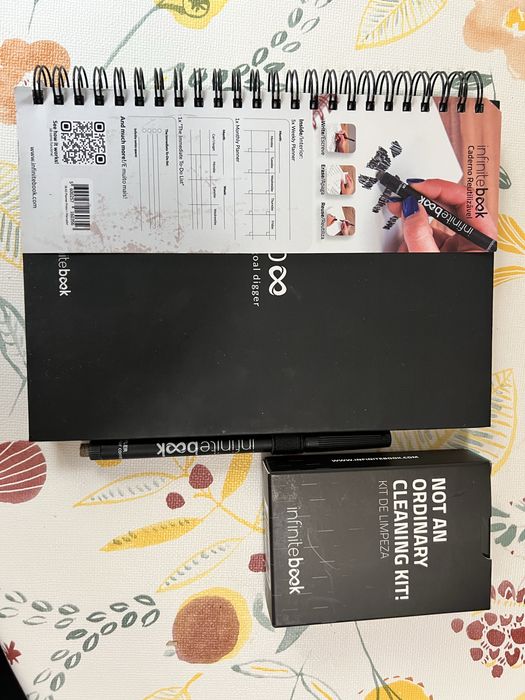 Infinitebook Planner - caderno planeador de quadro reutilizável A5