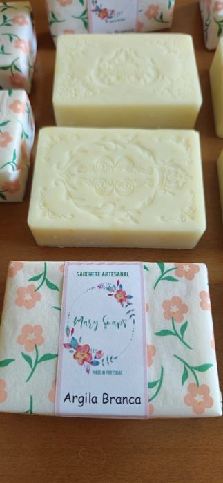 Sabonete Artesanal/Natural de Argila Branca Mary Soaps