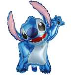 balony lilo stitch różowy niebieski okrągły