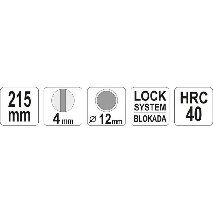 Щипцы клещи  для шланговых хомутов YATO щіпці для хомутів YT-0651