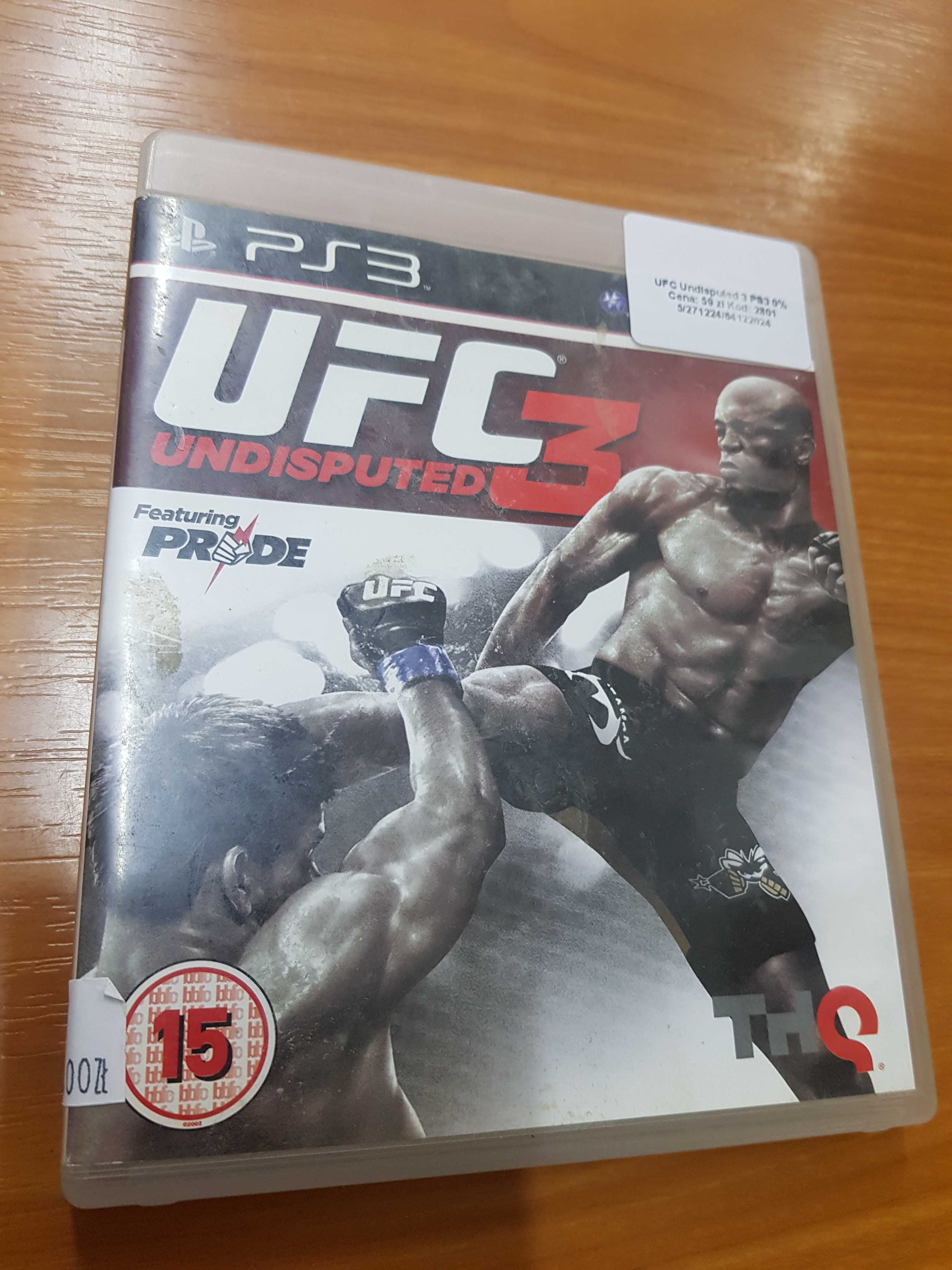 UFC Undisputed 3 PS3 Sklep Iława