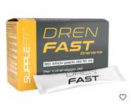 DREN FAST - Suplemento Alimentar para drenar e desintoxinar corpo