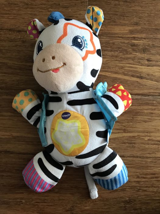 Przebojowa zebra zabawka maskotka interaktywna vtech