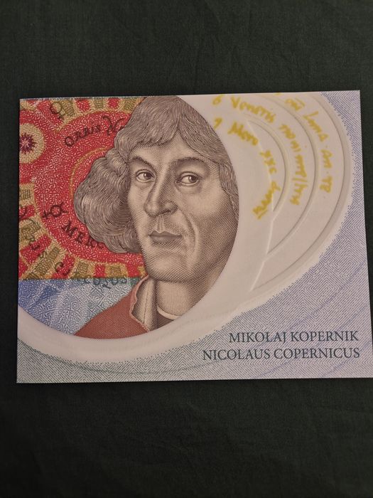 Banknot kolekcjonerski Mikołaj Kopernik