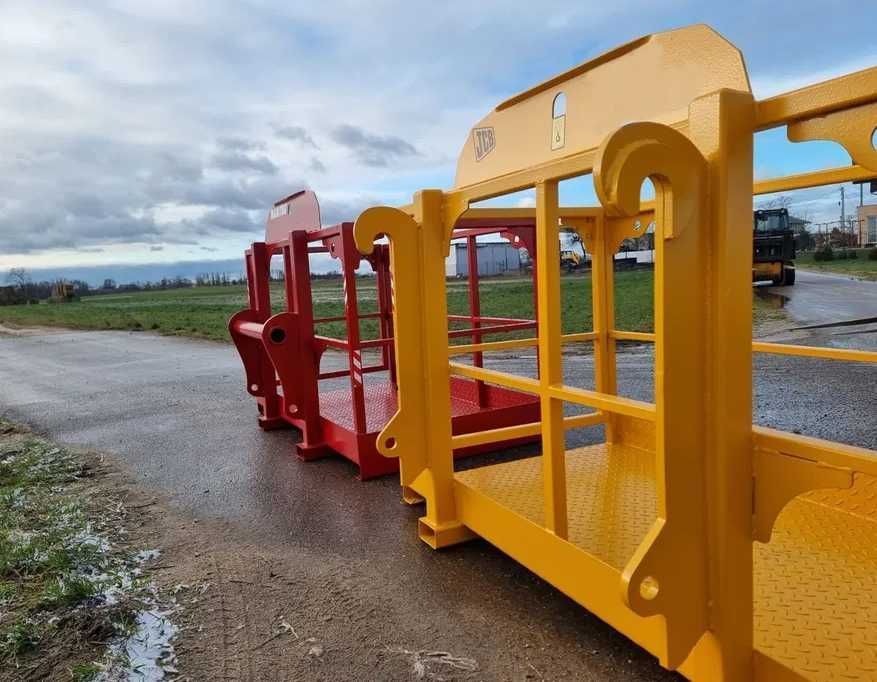 Kosz wysokościowy narzędziowy roboczy do ładowarki JCB Manitou Merlo