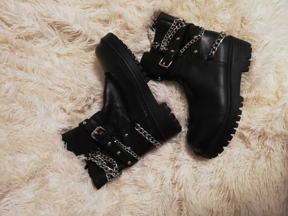 trapery Kazar 38 buty Kazar 38 skórzane trapery Padma Kazar 38 skóra