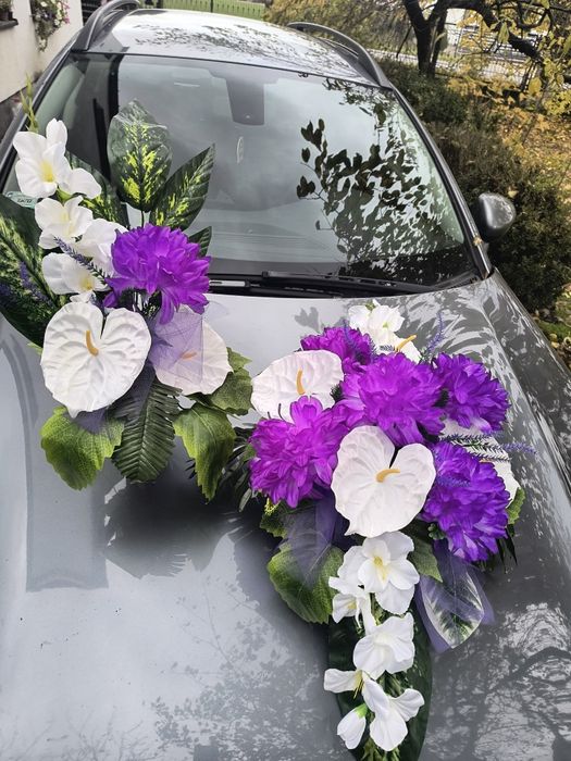 Komplet na grób, stroik+wazon