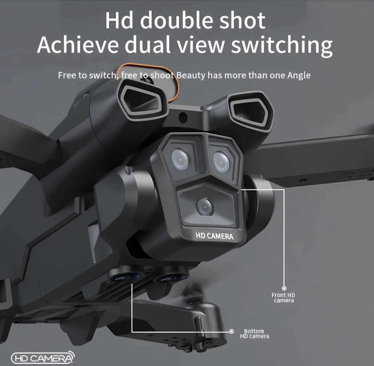 Drone 4K com sensor de obstáculos