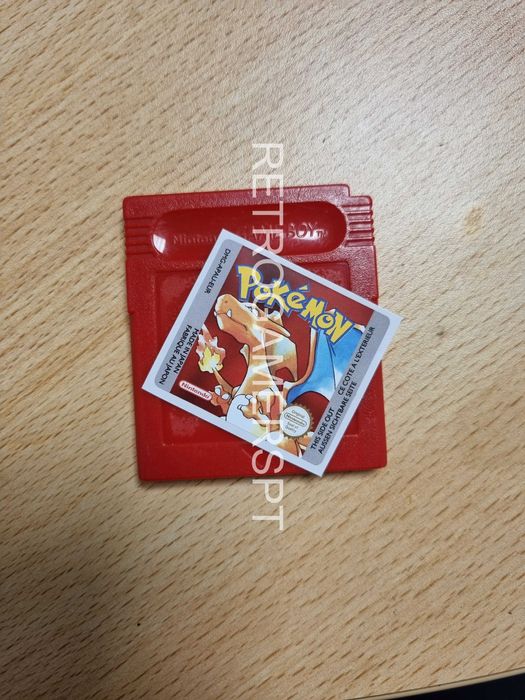 Label de reposição Pokémon Red EUR