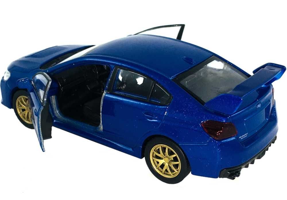 Subaru WRX STI model WELLY 1:34 niebieski