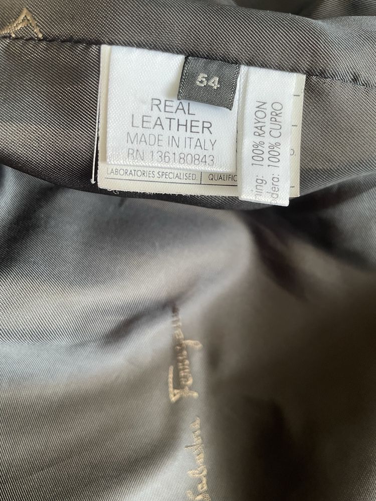 Куртка шкіряна Salvatore Ferragamo