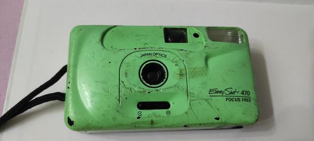 Stary aparat fotograficzny analogowy keystone easy shot 470 focus free