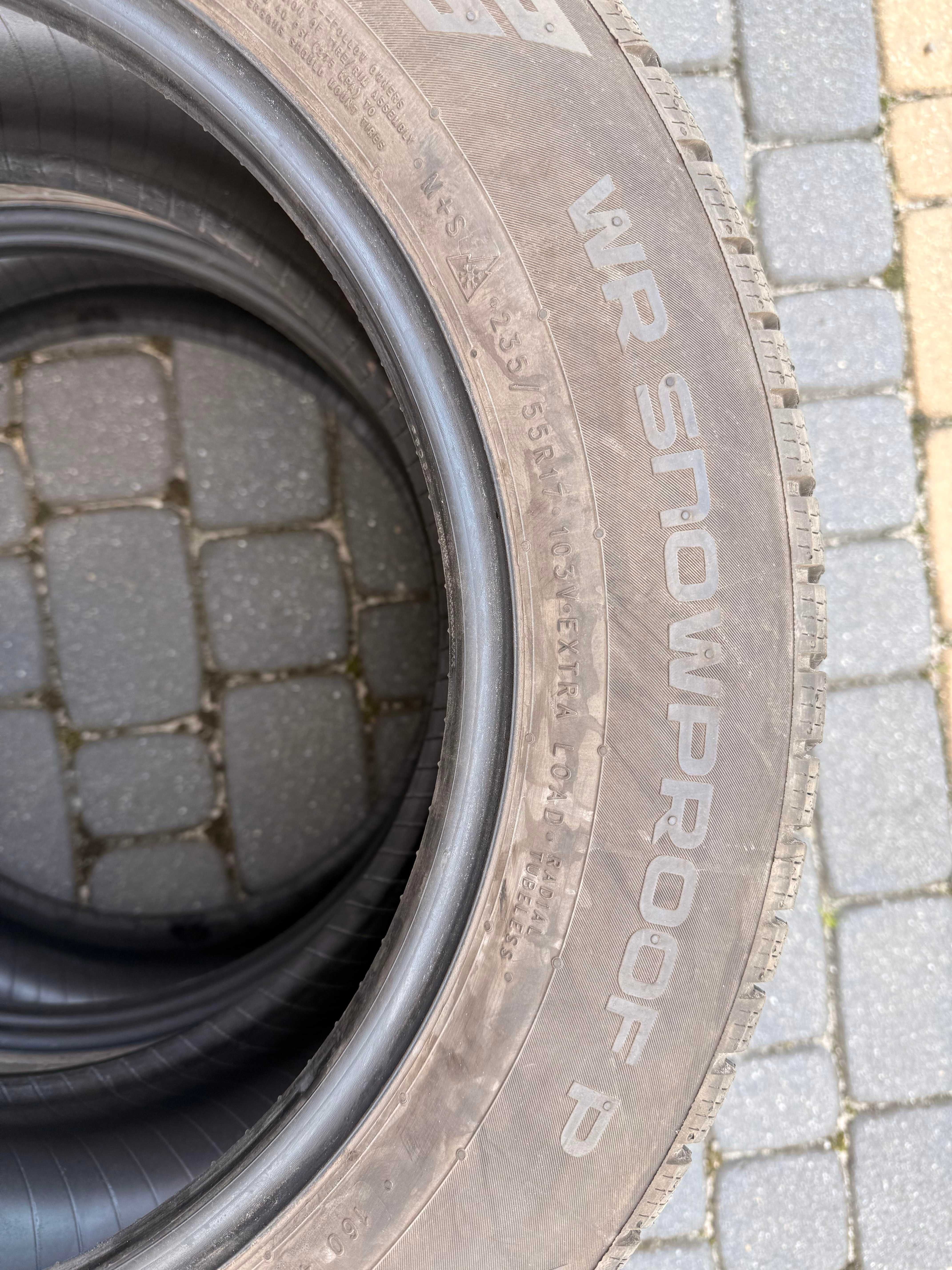 Opony Zimowe Nokian WR Snowproof P 235/55R17 103 V XL, głęboki bieżnik