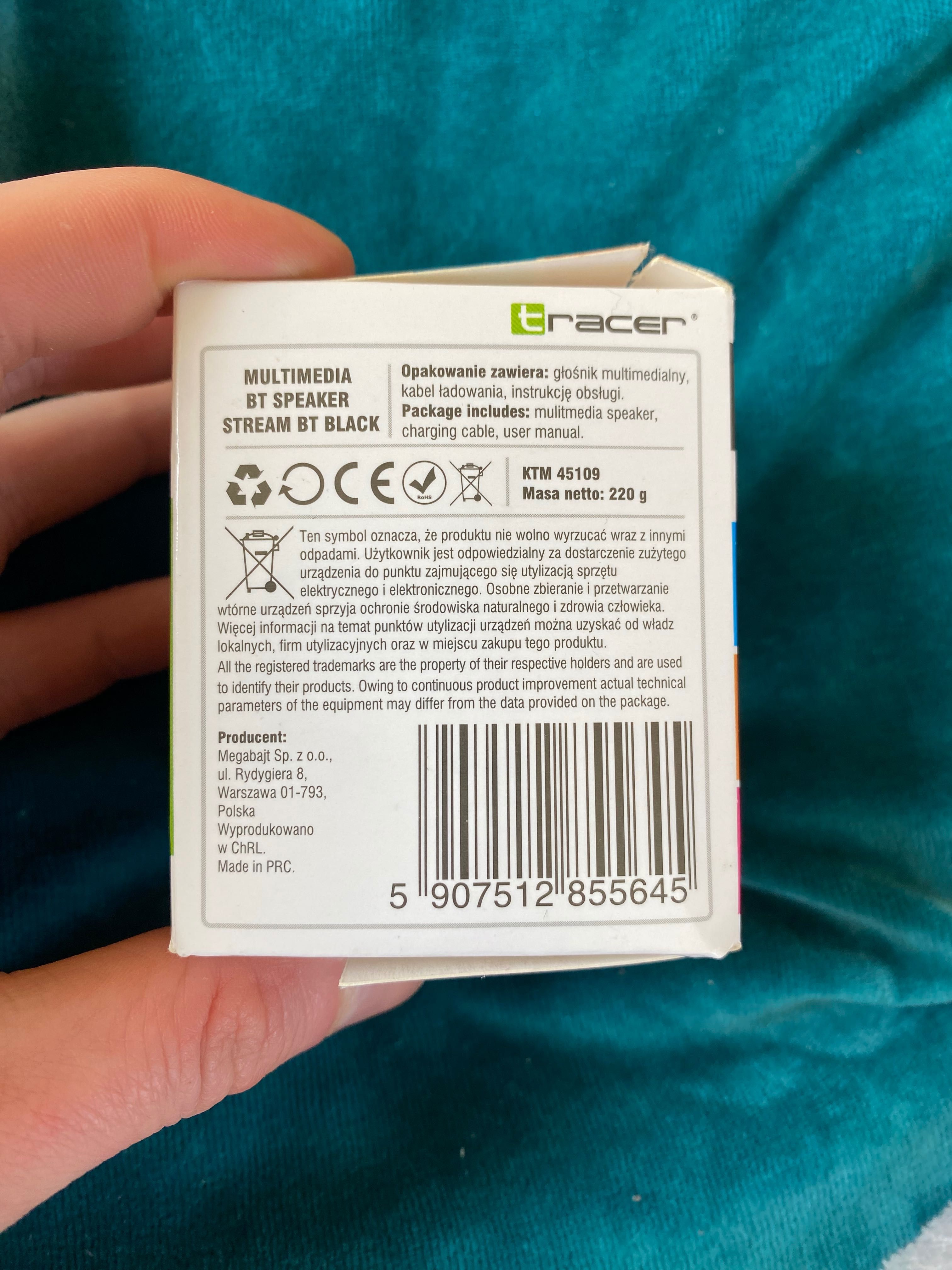 Głośnik Tracer Stream BT Black