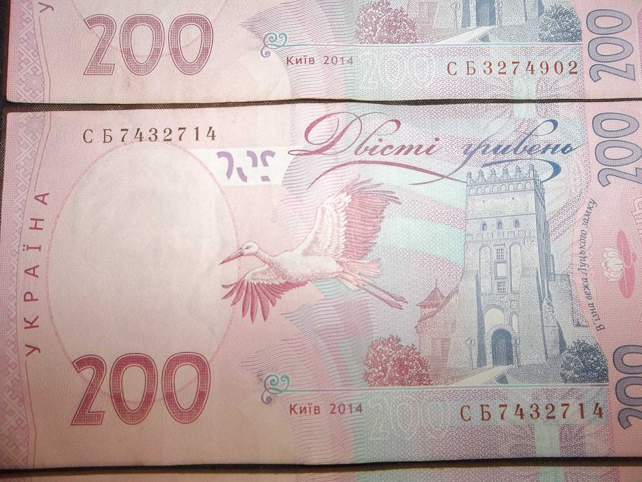 Банкнота Украины 200 грн 2014 Кубив