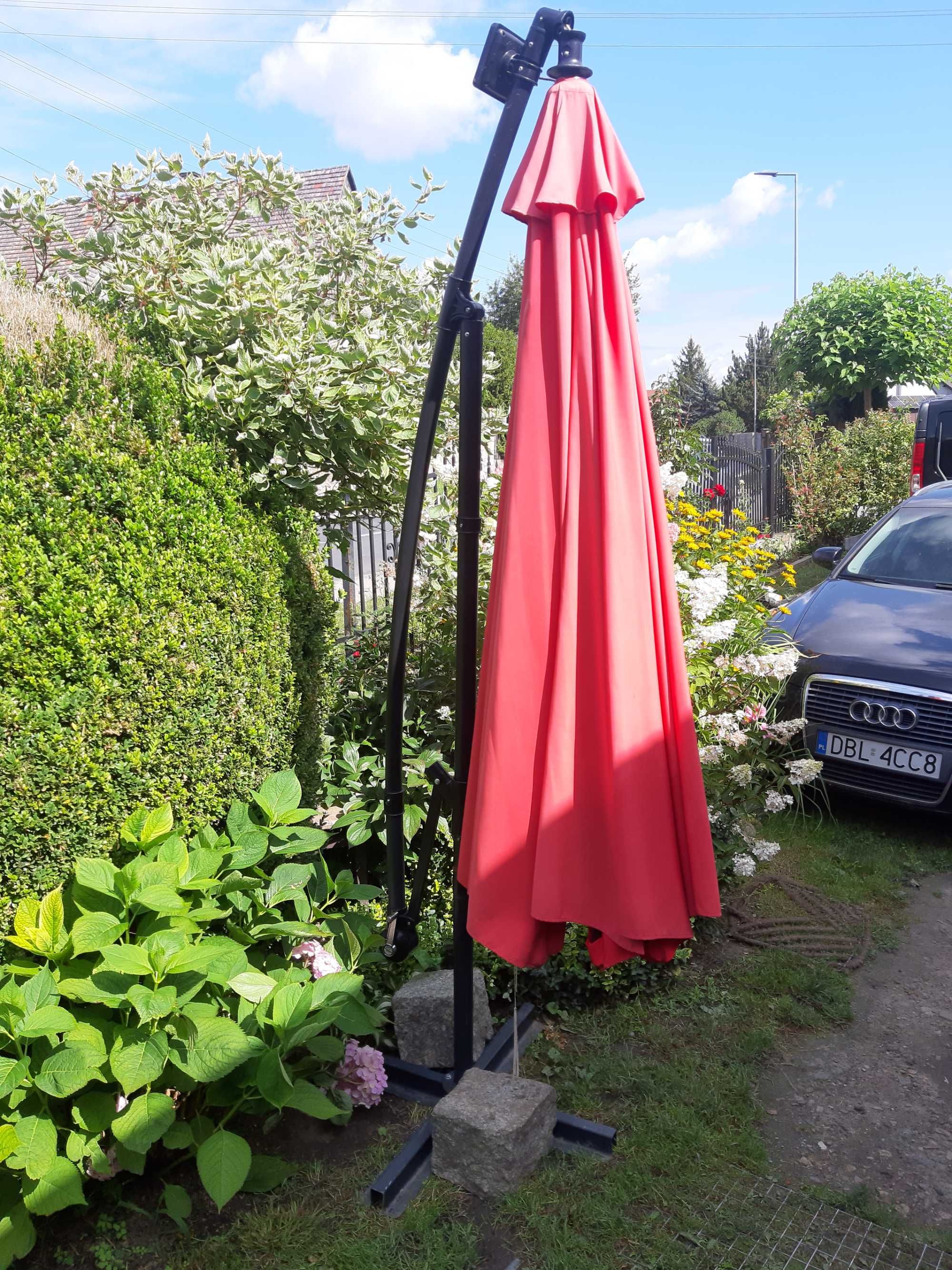 Parasol ogrodowy 3,5 m szeroki