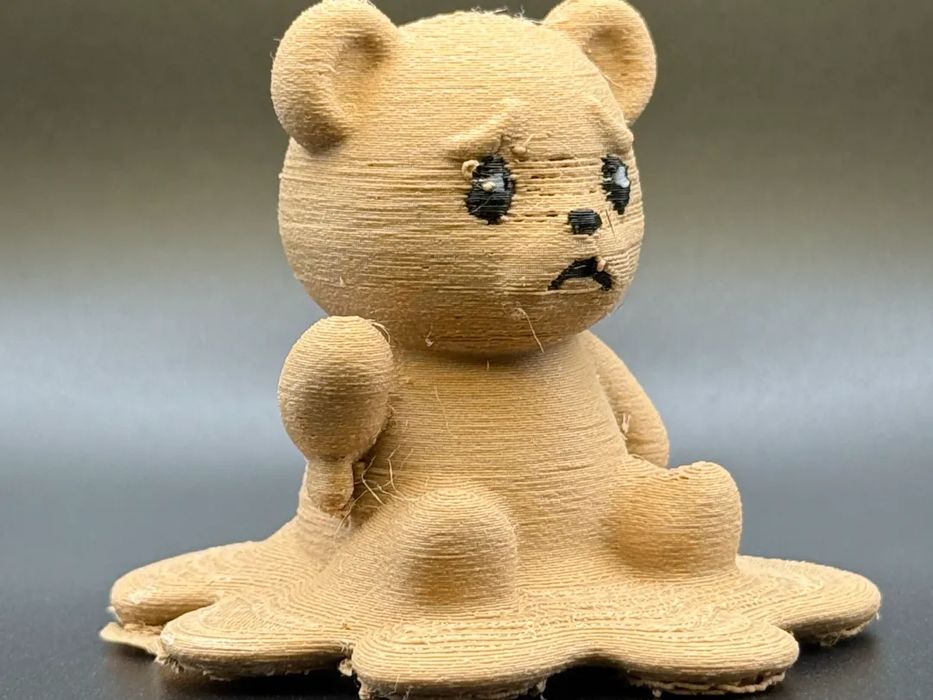 Peluche Urso Derretido Decorativo