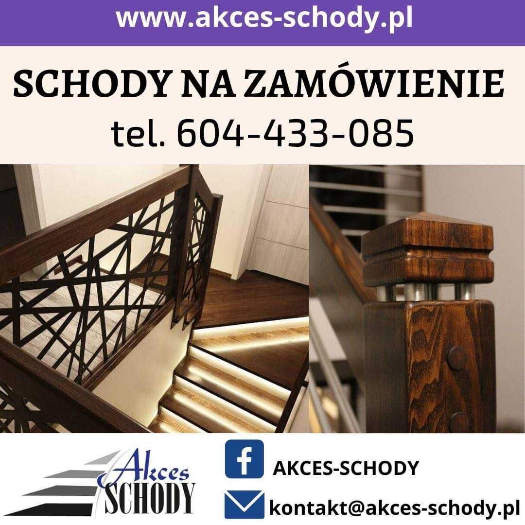 Schody, balustrady drewniane - Bydgoszcz, Toruń, Inowrocław, Świecie