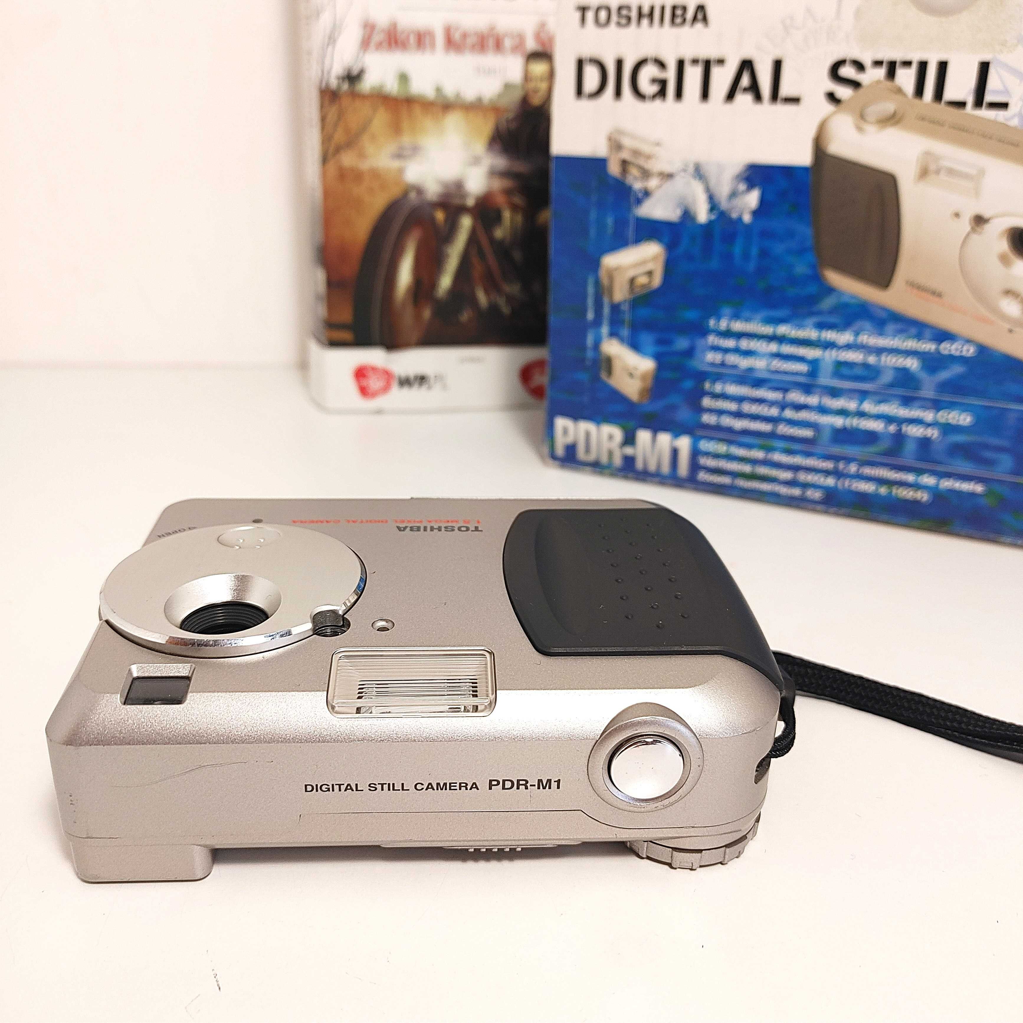 Cyfrowy aparat RETRO Toshiba PDR-M1 matryca 1,5 MPix z pudełkiem