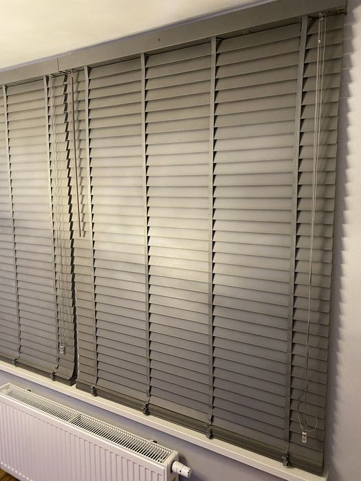 Żaluzje szare 120x180 cena za 2 sztuki