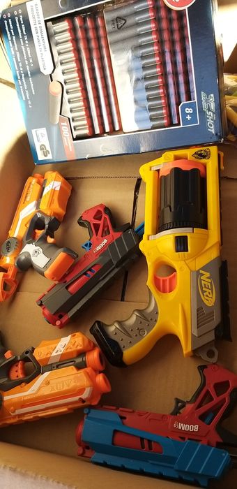 Conjunto de pistolas de dardos completa