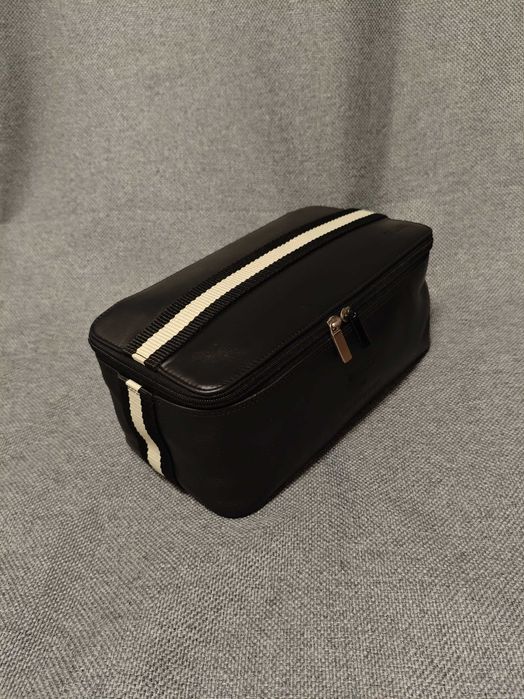 BALLY сумка чоловіча шкіряна чорна несесер косметичка дорожня барсетка