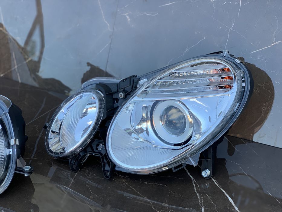 Фара Mercedes Benz w211 Рестайлинг Галоген Фари Оптика Галогенка