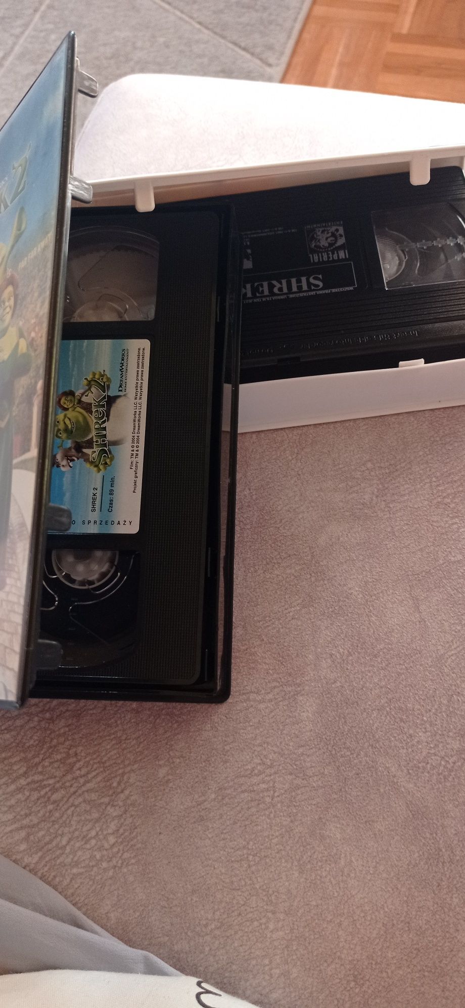 SHREK dwa filmy VHS