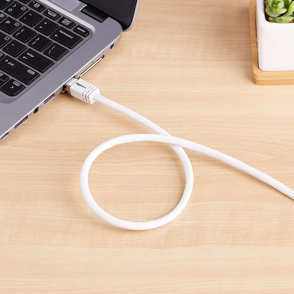 Amazon Basics Kabel przewód Ethernet Cat 7 1,5 m szybki 10 Gb/s,