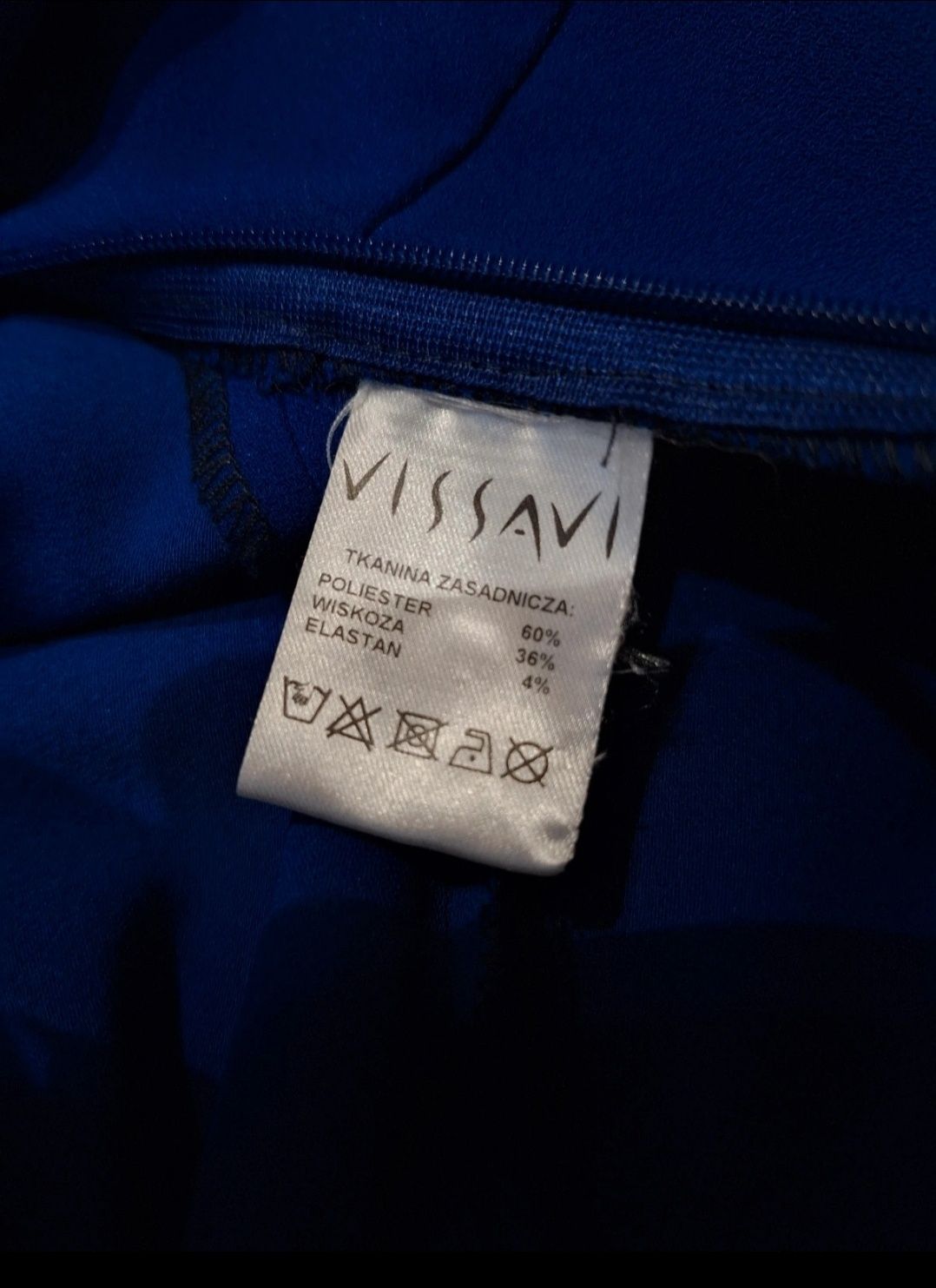 Granatowa sukienka KOTI vissavi + paragon