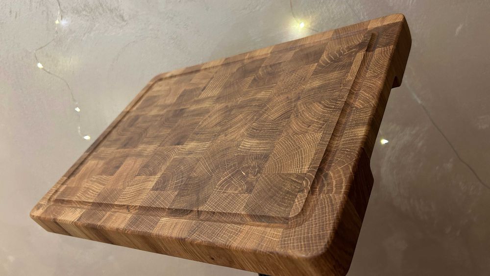 Deska do krojenia dębowa – na prezent, dowolny grawer laserowy gratis