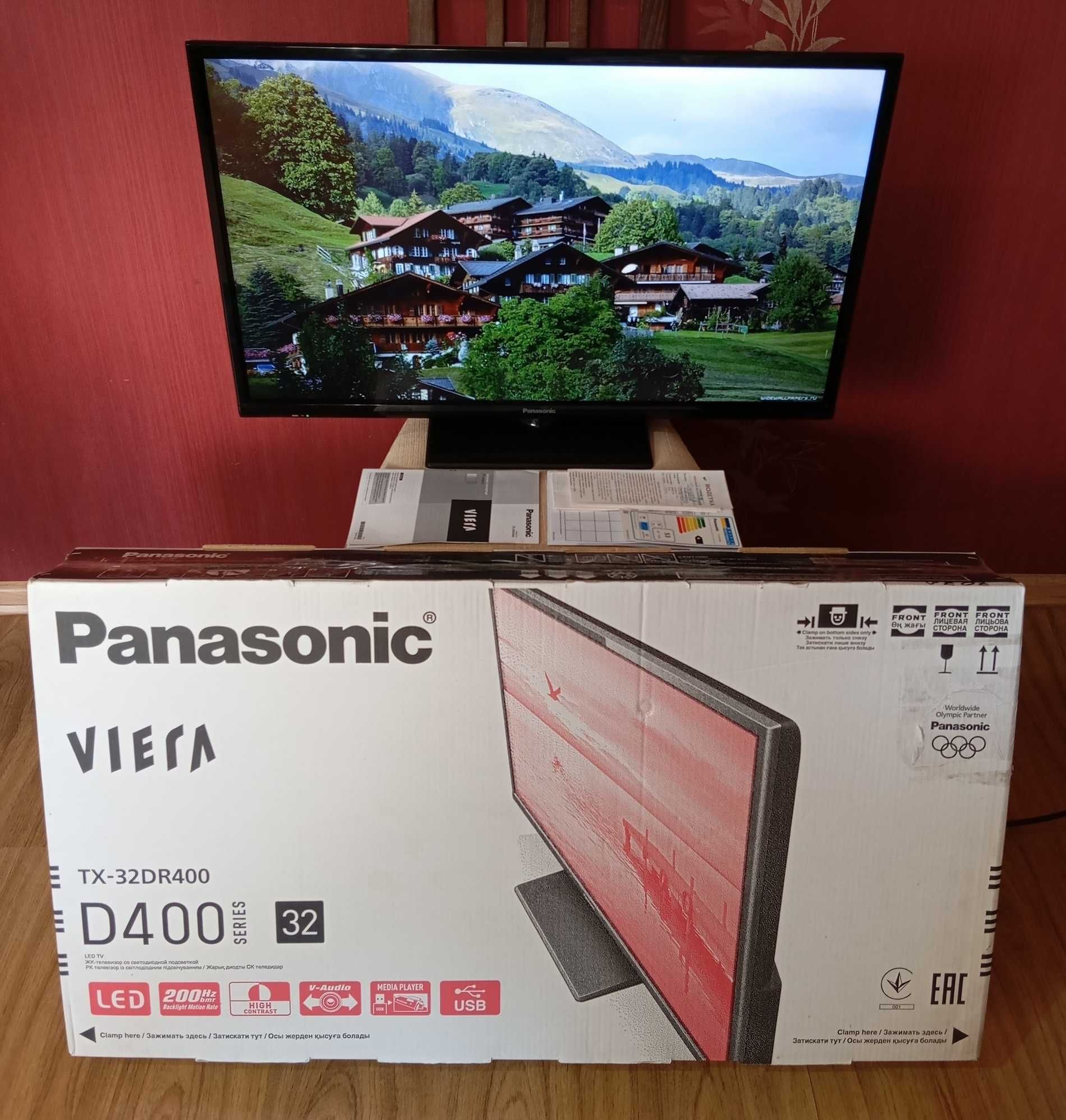 Телевизор Panasonic TX-32DR400 (ЦифраT-2/USB/HDMI)