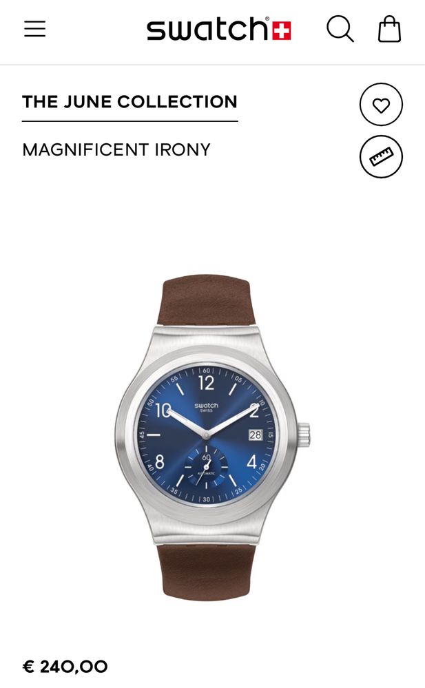 Relogio Swatch Magnificent Irony - com GARANTIA - OPORTUNIDADE!!!