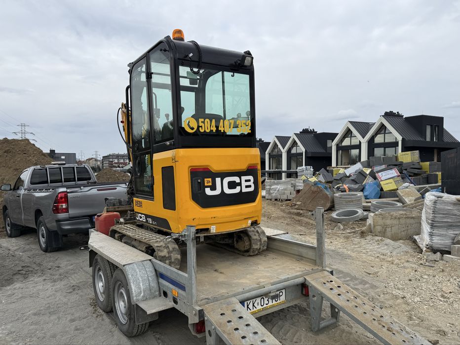 Usługi Minikoparka Kraków 2T Wywrotka 3.5t