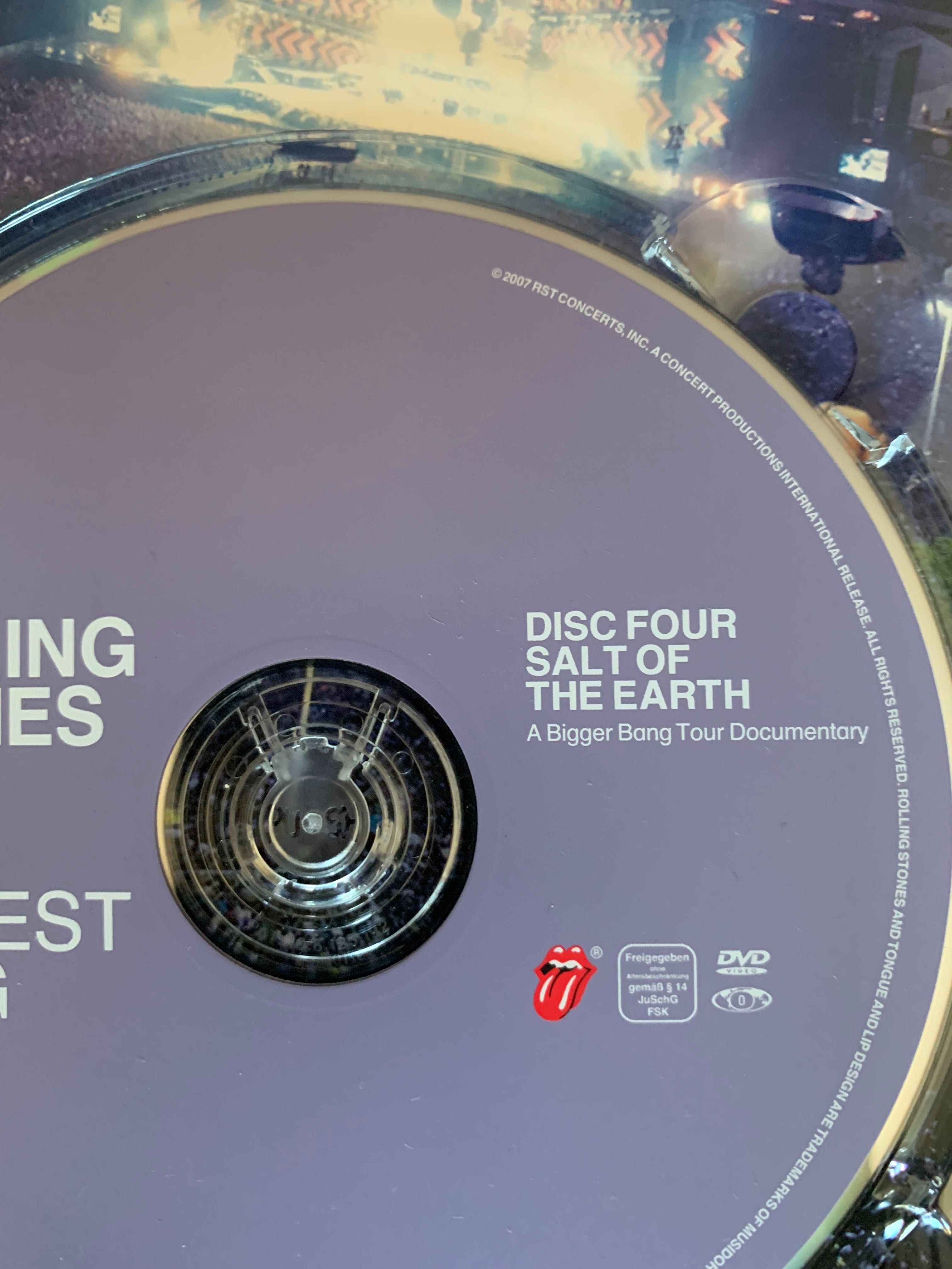 Rolling Stones  edição especial 4 Dvds -The Biggest Bang
