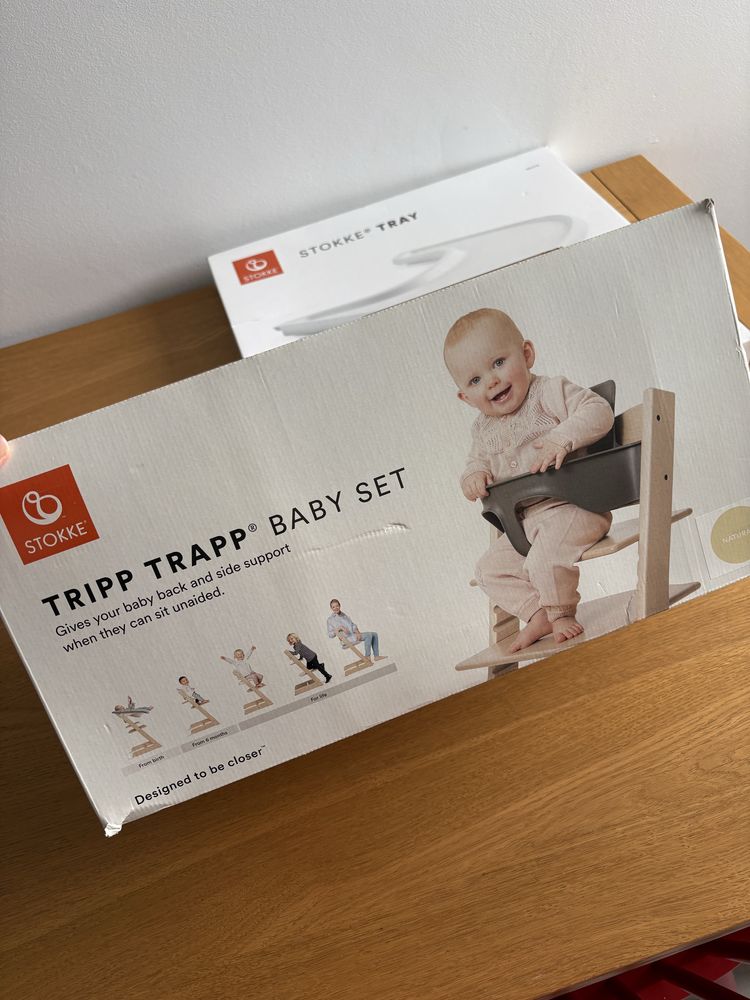 Stokke tripp trapp baby set zestaw natural