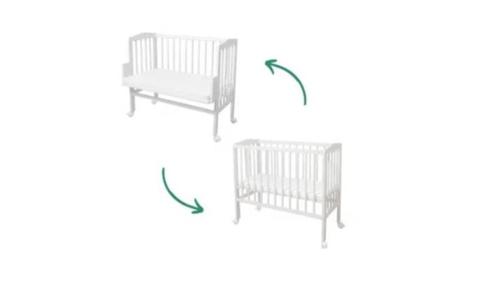 Sprzedam dziecięce dostawne drewniane łóżeczko