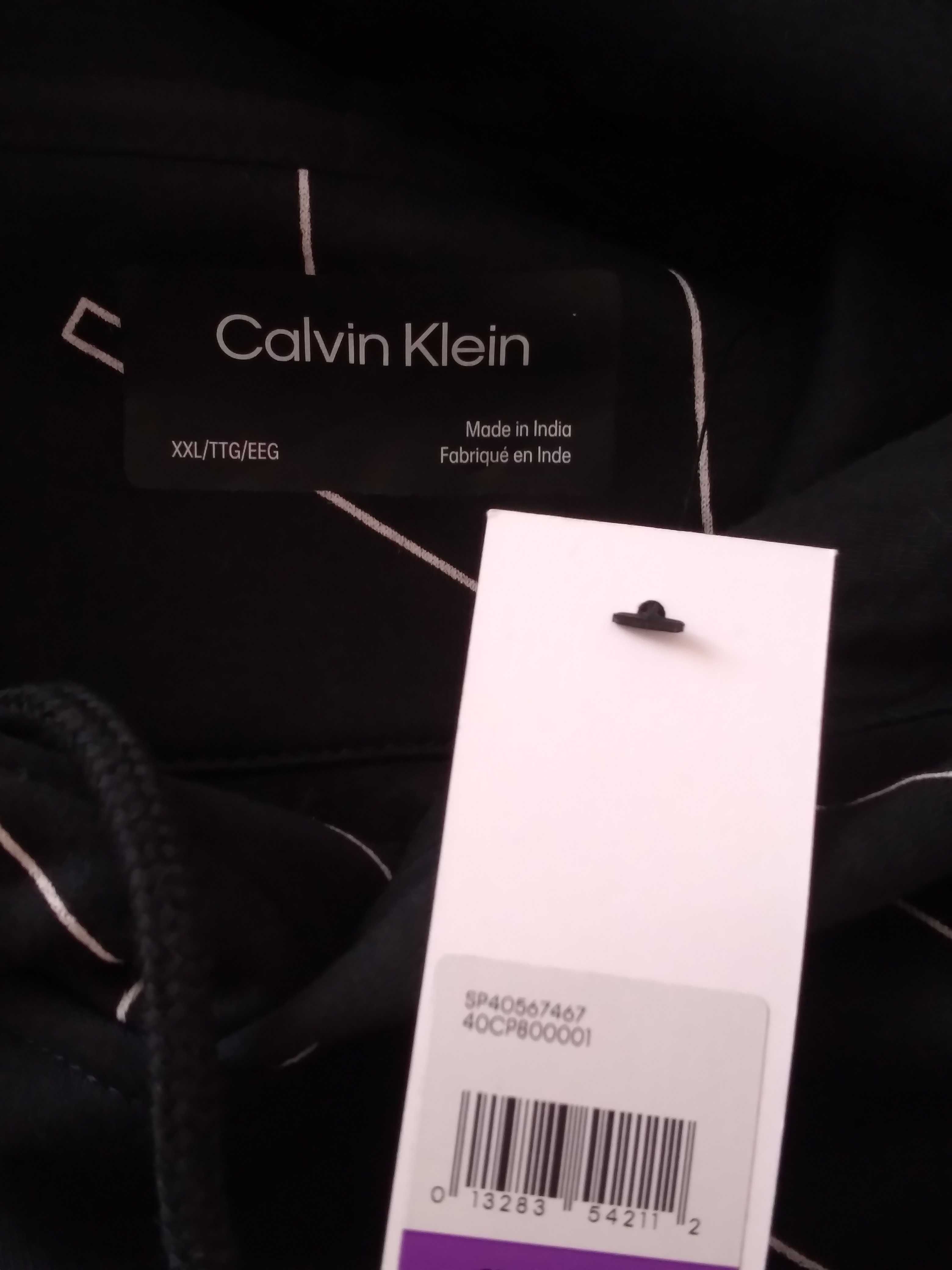 Bluza z kapturem męska Calvin Klein 2XL/3XL czarna