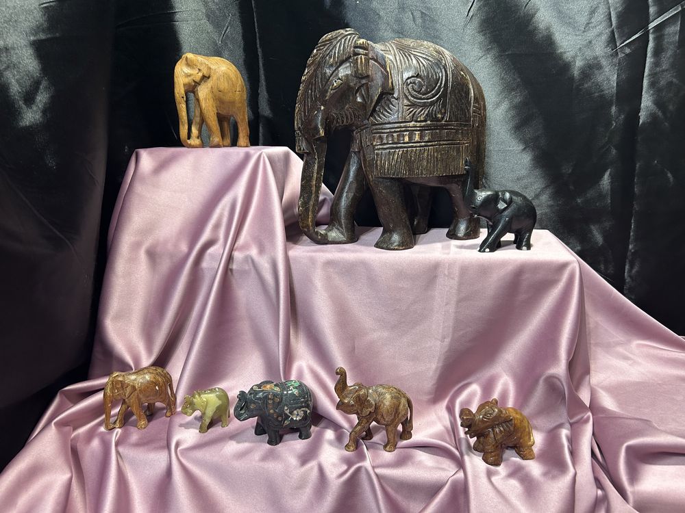 Słoń słonie 8 sztuk
