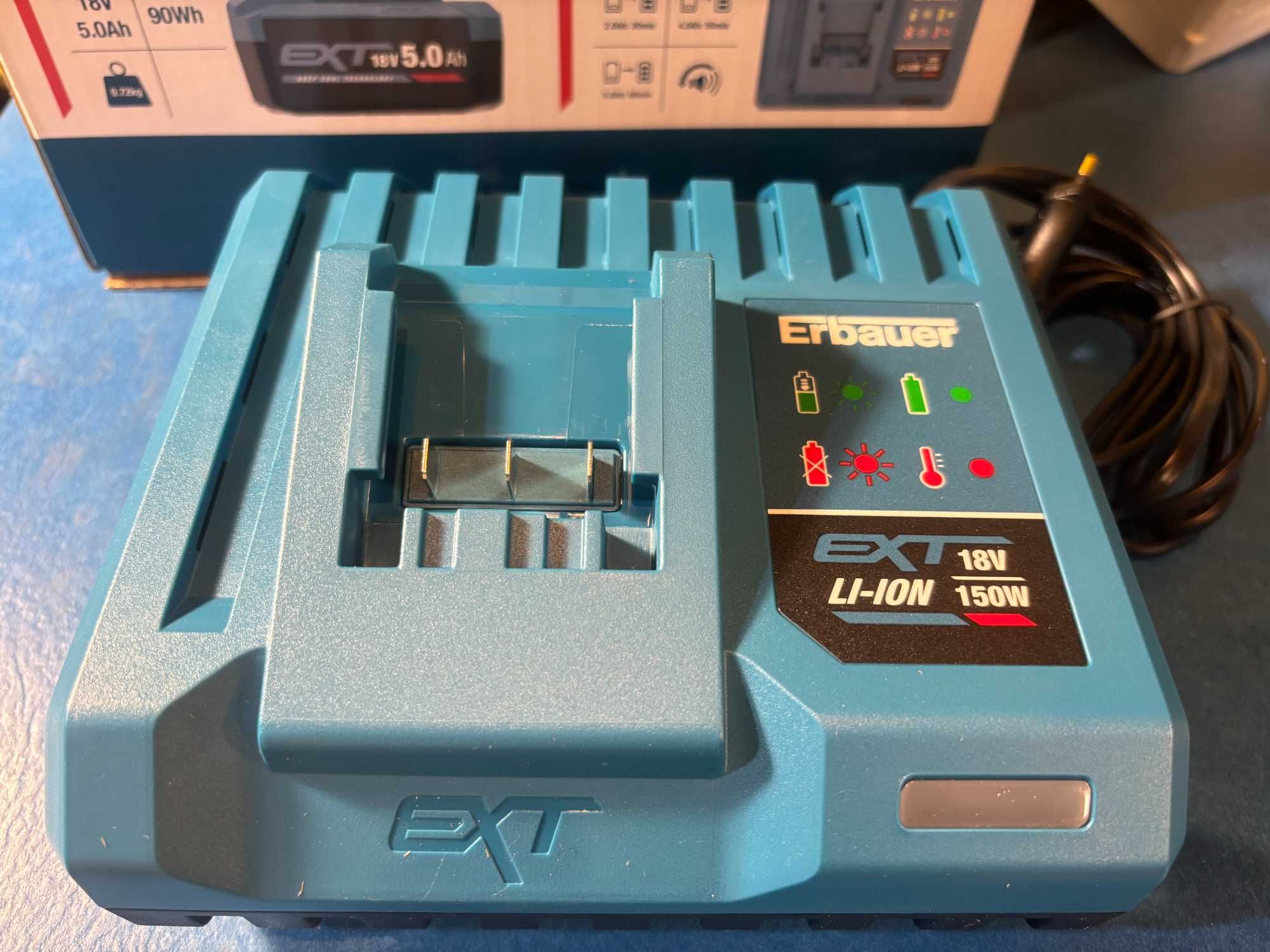 Akumulator 5Ah i ładowarka 150W nowa seria  EXT