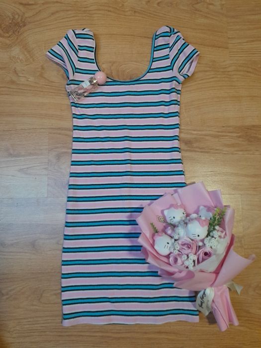 Sukienka Obcisła w paski S| Wyprzedaż | wysyłka w 24h od zakupu