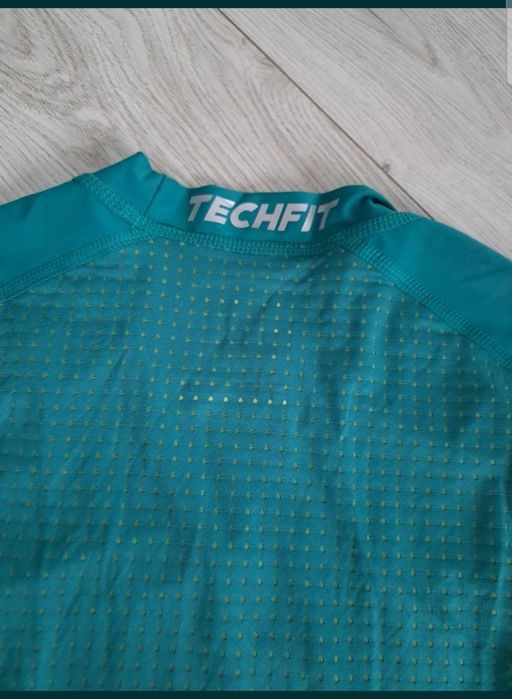 Bluzka zielona  tunika sportowa techfit s 36 adidas climachill