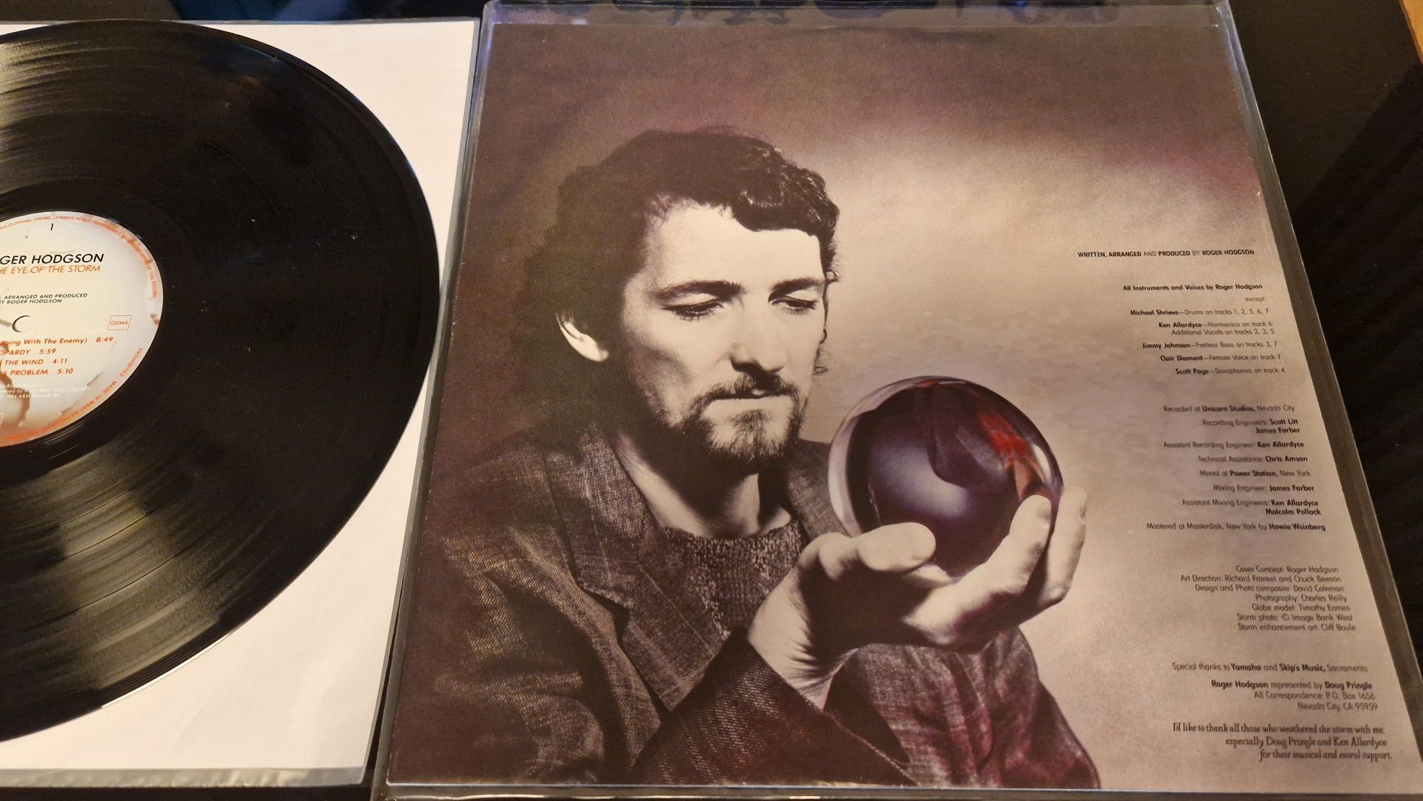 Roger Hodgson Supertramp In the Eye of the Storm Stan EX/EX winyl