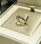 Pierścionek białe złoto 1,33g Diament - Lombard Lumik Zduńska Wola