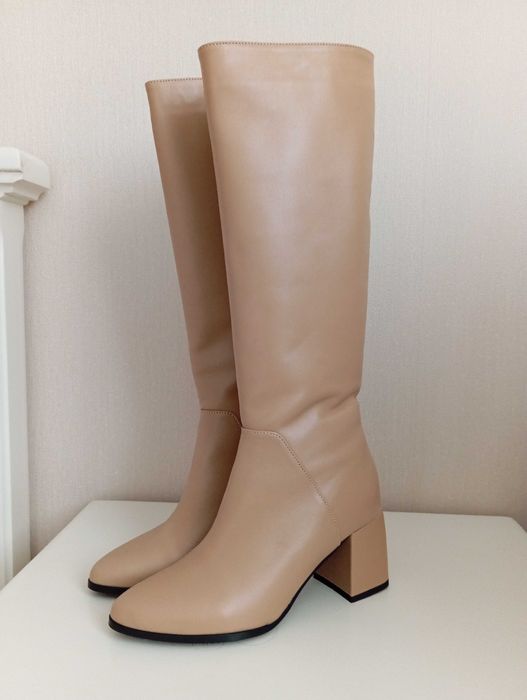 Нові чоботи шкіра новые сапоги кожа