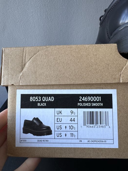 Туфлі чоловічі шкіряні Dr. Martens 8053 44р
