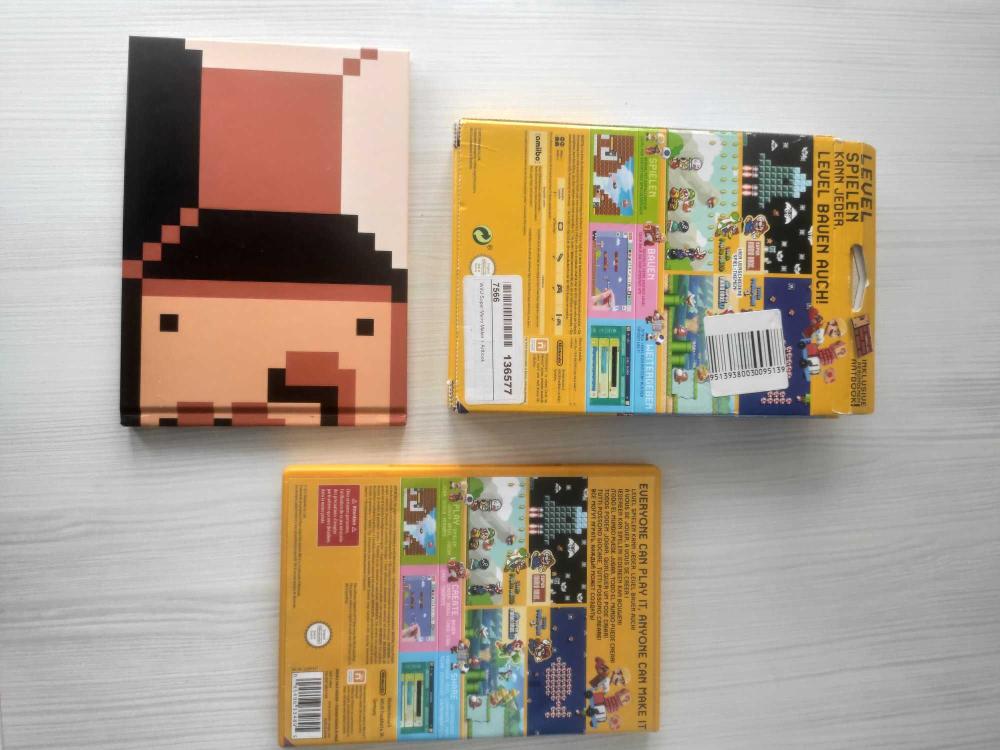 Super Mario Maker - Nintendo Wii U WiiU gra PAL BOX artbook