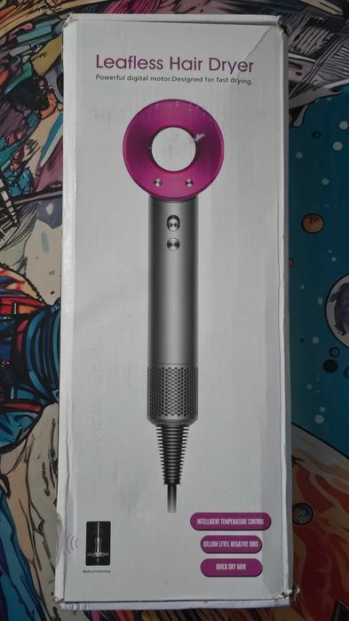 Secador de Cabelo Leafless Hair Dryer com motor digital